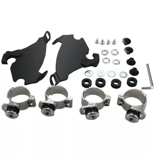 Fork Bracket Gauntlet Headlight Trigger Lock Mount Kit For Harley XL 883C - Bild 5 von 10