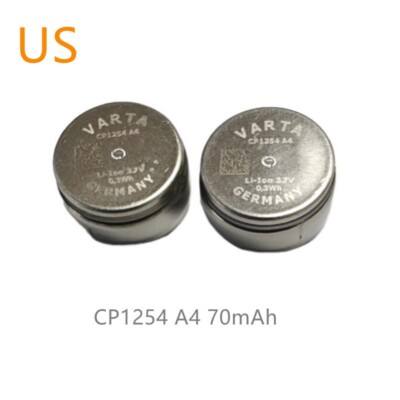 (2) VARTA CP1254 A4 70mAh For SONY WF-1000XM3 WF1000XM3 Rechargeable Battery
