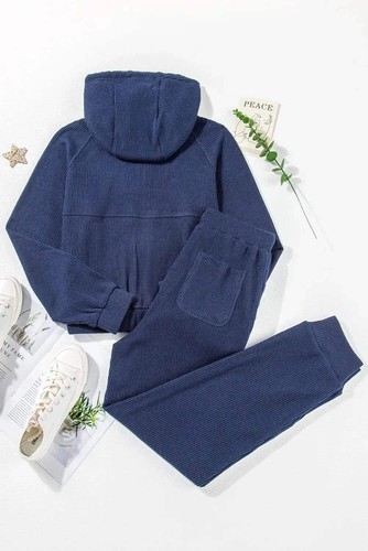 Cozy activewear hoodie and joggers set - 第 7/8 張圖片