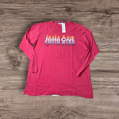Camp David ''Santa Cruz'' Long Sleeve Red Shirt NWT Size L