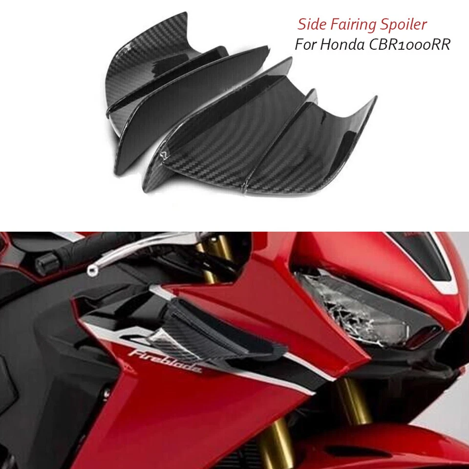 Aerodynamic Winglets Wings Side Fairing Spoiler For Honda CBR1000R CBR600RR/650R - Imagem 2 de 4