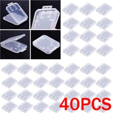 40Pcs Case Holder for Micro SD SDHC Memory Card Box Storage Hard Plastic N865