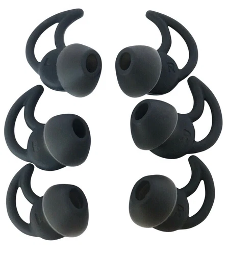 Replacement Silicone Ear Buds Tips For Bose Aviation Headset ProFlight 1 and 2