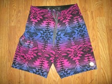 Mens OCEAN CURRENT boardshorts swim trunks shorts sz 32