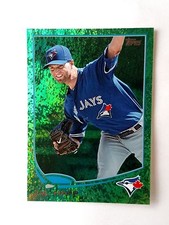 2013 Topps J.A. Happ #163 Emerald Green Toronto Blue Jays