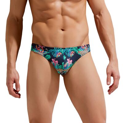 Gauvine Digital Design Tropical Thong 1013 Herren Unterwäsche String Slip Baumwolle
