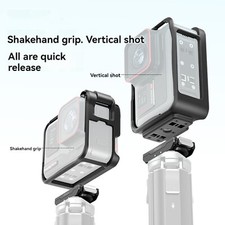 Protective Housing Case Frame Cage with Cold Shoe Mount for Insta360 Ace Pro