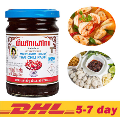 Thai Chili Paste Maepranom Nam Prik Pao Original Tom Yum Soup