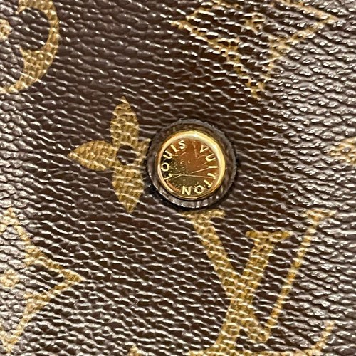 Louis Vuitton Montaigne Top Handle Bag MM Brown Canvas - Picture 3 of 12