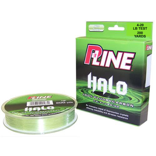PLine Halo Fluorocarbon Fishing Line Mist Green 8lb 200yd for sale