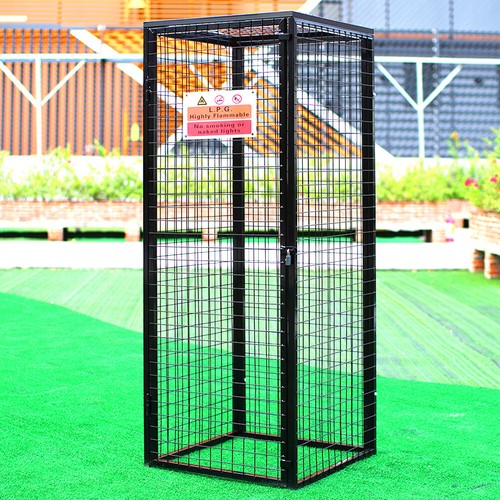 Propane 19kg/47kg Gas Collapsible Bottle Cylinder Cage Storage Galvanised Steel - Picture 6 of 16