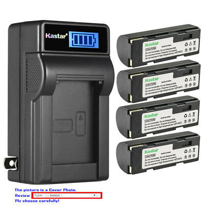Kastar Battery LCD Wall Charger for NP-80 & Fujifilm FinePix 2900Z FinePix 4800Z