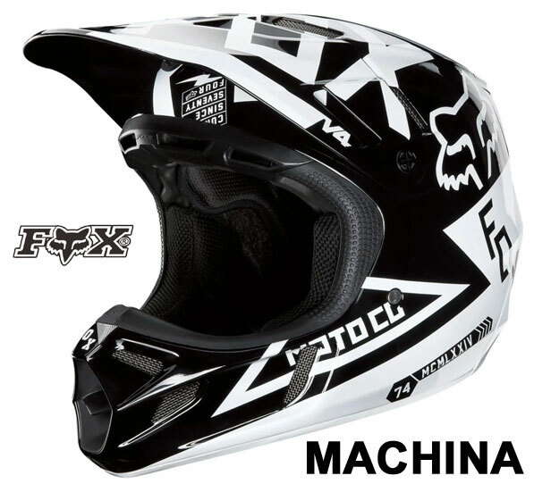 CASQUE FOX V4 CARBON MACHINA FUTURE FLIGH Motocross / Enduro