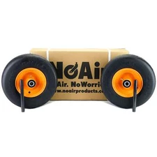 NoAir® (2) Flat Free Tire Assemblies 13x6.50-6 Fits Scag Turf Tiger 483050 9278