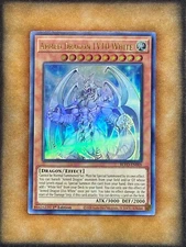 Yugioh Armed Dragon LV10 White BLVO-EN005 Ultra Rare 1st Ed NM