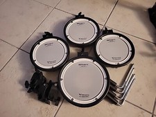 Roland 4 pack mesh upgrade 1 PDX-8 3 PDX-6A W/ Clamps Cables pdx 8 1K3