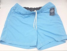 Chaps Men XL Swim Shorts Size XL Blue Nylon Lining Polyester Body