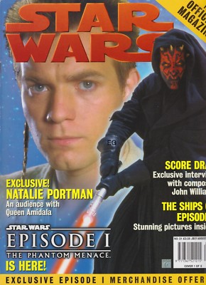 STAR WARS - THE OFFICIAL MAGAZINE - JUL/AUG 1999 - EXCLUSIVE! NATALIE PORTMAN