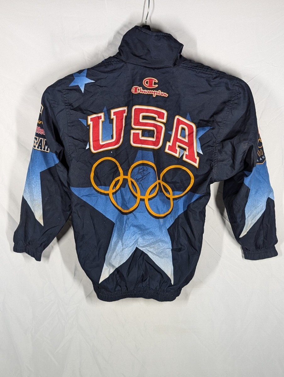 Champion　award jacket　チャンピオン　90s USA製 Champion Official 1996 Atlanta USA Olympic Summer Team