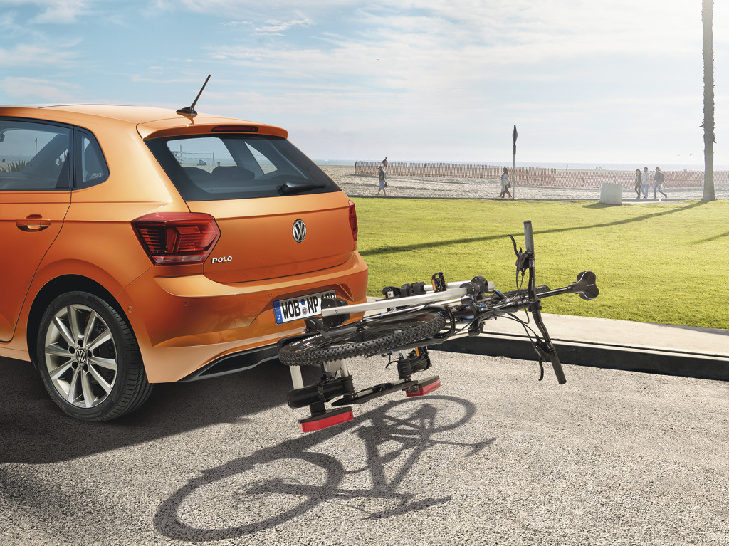 VW Fahrradträger Premium F. AHK; Faltbar - Aktionspreis Statt
