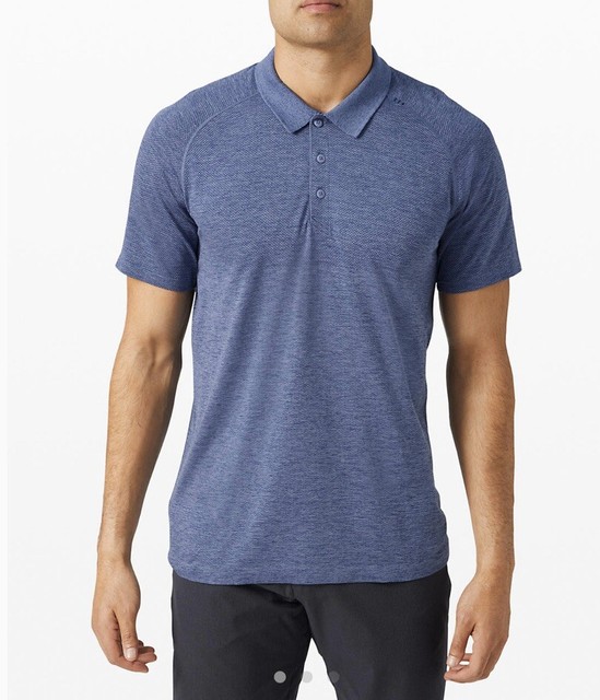 NWT Lululemon Metal Vent Tech Polo 2.0 Men's Shirt Size L Midnight Shadow Blue | eBay
