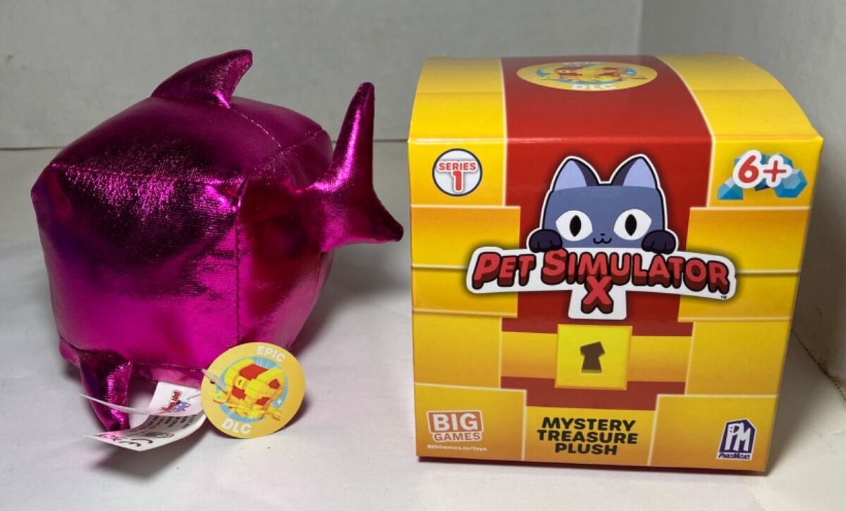 ROBLOX Series 1 BIG GAMES Pet Simulator X Mystery Plush Stuffed DLC Gold  Matter