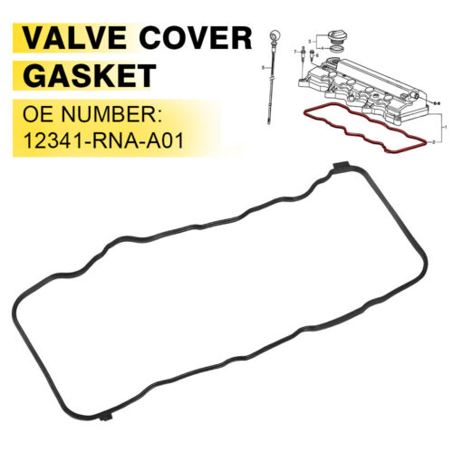 Valve Cover 12341-RNA-A01 Gasket For 06-15 1.8L HONDA CIVIC HR-V ACURA ILX LN