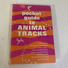Pocket Guide To Animal Tracks Hardcover Book 1968 StackPole Books