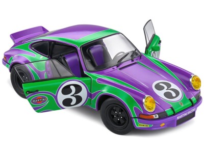 Xe Mô Hình Porsche 911 RSR - Purple Hippy Tribute- 1973 1:18 Solido  X La Tim