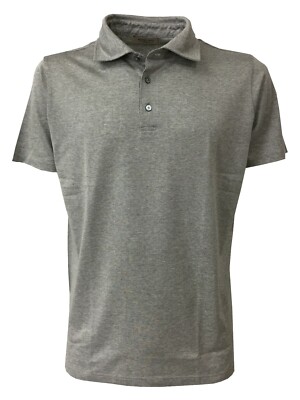 Ferrante Men's Polo 58% Cotton 42% Silk Model 38601 MADE IN ITALY