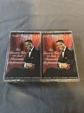 Nat King Cole His Greatest Hits And Most Romantic Performances 2 Cassette Tapes
