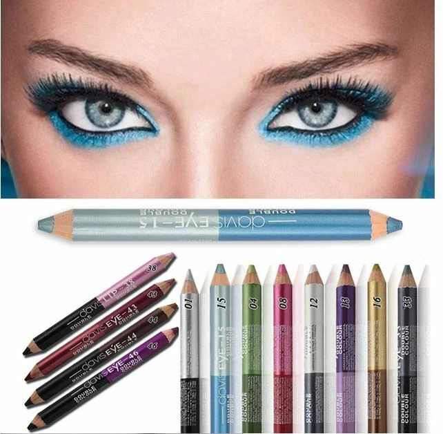 crayon yeux jumbo Double couleur kajal eyeliner Davis - Photo 1/4