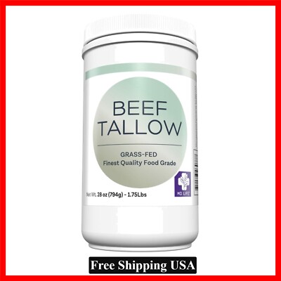 MD. Life 28oz Beef Tallow - Versatile Keto Cooking Oil for Health & Growth