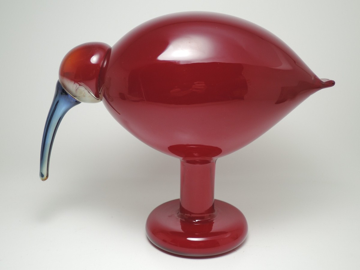 iittala Finland OIVA TOIKKA Red Ibis BIRDS BY TOIKKA iittala Finland OIVA TOIKKA Red Ibis BIRDS BY TOIKKA