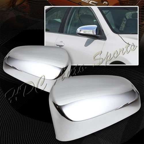For Toyota Camry LE SE XLE 4-DR Chrome ABS Plastic Side Mirror Cover Cap LH+RH