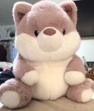 GUND Spin master Dusty Pink Soft Plush Stuffed Animal Fox/Shiba/Kitten PA 101532