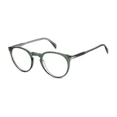 David Beckham Eyeglasses Olive Round DB 1139 Men