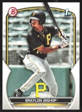 2023 Bowman Prospects Braylon Bishop #BP-90 Pittsburgh Pirates