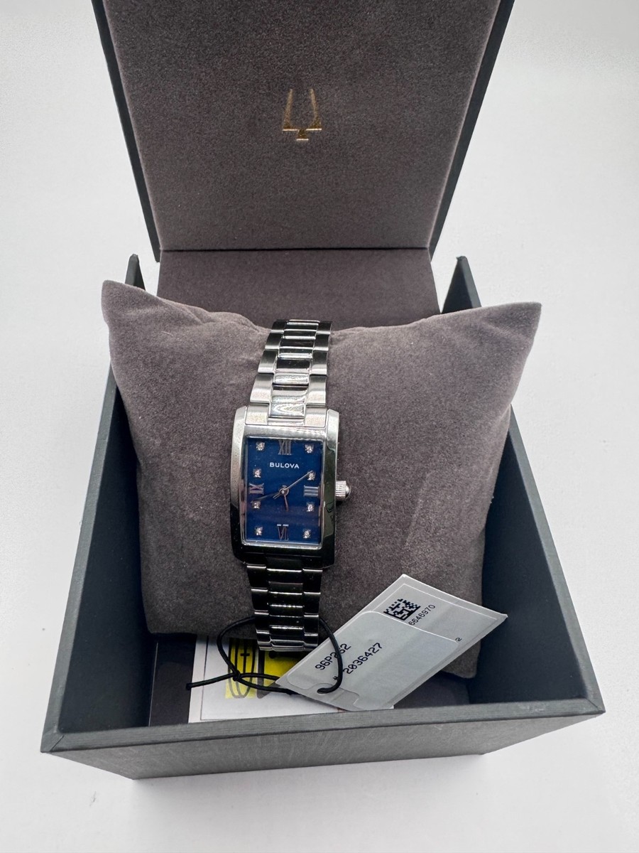 Bulova Classic 96P262 Diamond Blue Dial Stainless Steel  display picture 1