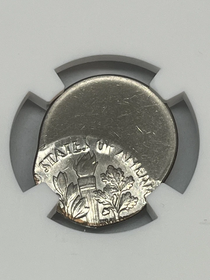 1981 D Denver 10C Roosevelt Dime Mint Error Struck 60% Off Center NGC MS63 - Image 3 of 4