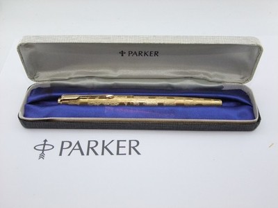 Hervorragend verpackt Parker 61 CUMULUS Füllfederhalter, mittelgroße/breite 14K Feder, gewartet (M230)