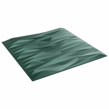Wall Panels 24 pcs Stone Green 50 x 50 cm XPS Foam vidaXL