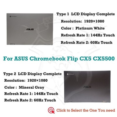 For ASUS Chromebook Flip CX5 CX5500FEA FHD Touch Screen LCD Assembly Complete