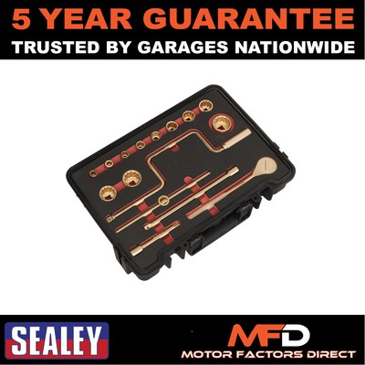 Sealey Premier Non-Sparking Socket Set 1/2