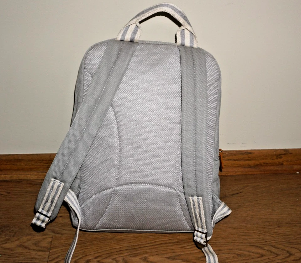 POTTERY BARN COTTON DIAPER BACKPACK WITH CHANGING PAD - Image 4 of 4