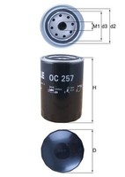 Knecht OC 257 ÖLfilter For Audi VW