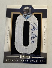 Ryan Broyles 2012 Panini Prominence Rookie Class Letter O Auto Patch /245 Lions