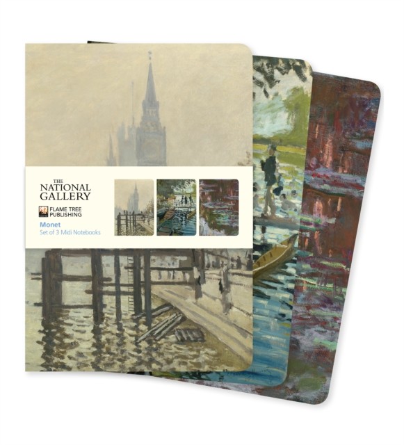 National Gallery: Monet Set of 3 Midi Notebooks (Notebook / blank book) - Image 4