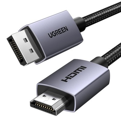 Displayport zu HDMI Kabel - 4K Ultra HD, HDCP und EDID Unterstützung, 1M Länge
