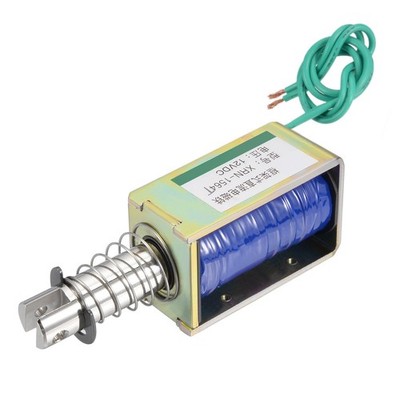 DC 12V 5N-60N Push Pull Type Open Frame Linear Motion Solenoid Electromagnet